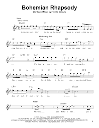 Queen — bohemian rhapsody 01:03. Bohemian Rhapsody Noten Queen Pro Vocal