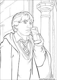 Harry Potter Para Colorear Ron