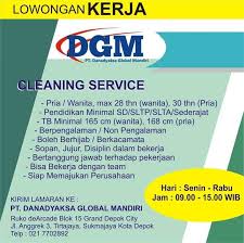 Mau cari kerja cleaning service 2020 gaji tinggi ? Lowongan Kerja Cleaning Service Kantor Bandung