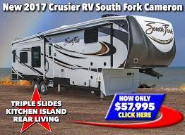 Hours may change under current circumstances Cruiser Rv South Fork Cameron Our Featured Fifth Wheel Fun Town Rv Houston Blog