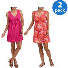 Faded Glory Women S Kimono Tank Dress Mix N Match Value Bundle Get Two For One Price Wonderful Womens Kimono Dresses Summer Dresses