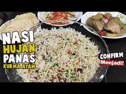 Hidangan ini sudah menjadi tradisi di malaysia sejak dahulu. Nasi Hujan Panas Resepi Kurma Ayam Sedap Litetube