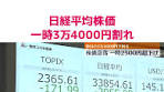 週明けも#株価の下落が止まりません。#東京株式市場で#日経 ...
