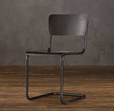 Metal Schoolhouse Chair Chaise Metal Chaise Chaises D Appoint