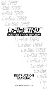 How to fix low back pain (instantly!) Ngs Lo Bak Trax Instruction Manual Pdf Download Manualslib