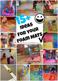 These interlocking puzzle type floor mats are perfect for your kids to learn, and have fun with the alphabets at the same time! 15 Plus Ideas For Your Puzzle Abc Or Number Foam Mat Toddler Activities Foam Mats Infant Activities