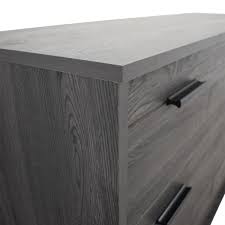 Its rich gray oak finish goes perfectly with the sleek, contemporary appearance of this piece. 36 Off South Shore Furniture South Shore Gray Oak Six Drawer Dresser Storage