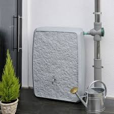 Regentonne Eckig Multitank 250 Liter Grau Regentonne Eckig Regentonne Regenwassertonne
