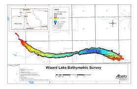 Wizard Lake Bathymetric Chart