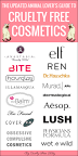 Cruelty free cosmetics brands