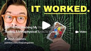 ZEIT HEIST: Hacking My Reality using Crypto Trading & Metaphysical Tools to  Invest