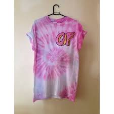 Odd Future O F Donut Tie Dye T Shirt S M L Xl Tie Dye T Shirts Tie Dye Dye T Shirt