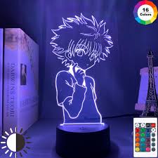 Livho blue light blocking glassescomputer gaming glassesanti led glasses light anime cosplay costumes conan japan tik tok youtube twitch peepla insgram facebook online show props. Buy Hunter X Hunter Anime Led Night Light Killua Zoldyck Figure Nightlight Color Changing Usb Battery Table 3d Lamp Gift At Affordable Prices Free Shipping Real Reviews With Photos Joom