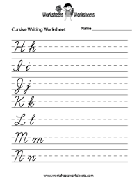 cursive writing worksheets free printable worksheets for