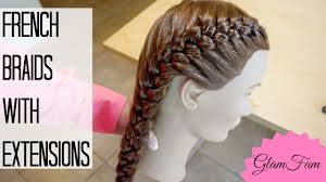 French braid hairstyles are very adorable, but a perfect one like this is not only attention grabbing but also a class higher than the rest. How To French Braid With Weave How To Braid Youtube