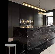Modern black kitchen cabinets that define the modernity of design or a rustic theme can all be a great way of introducing this color in the kitchen. China Modern Mdf Black Lacquer Quartz Countertop Luxury Wood Kitchen Cabinet China Kitchen Products Kitchen Cabinets