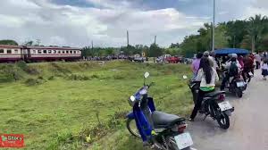 อุบัติเหตุรถไฟชนกระบะที่ตรัง 4 เสียชีวิต