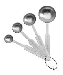 Amazon Com Natizo Stainless Steel Measuring Spoons Set Natmsp30 Set Of 4 Strong Accurate Us Stainless Steel Measuring Spoons Measuring Spoons Spoon Set