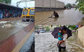 That life in itself doesn't always follow course. Mumbai Rains Updates Local Trains Cancelled Waterlogged Streets