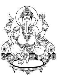 Shree ganesh chaturthi is one of the main festivals in india. Ganesha Coloring Pages Books 100 Free And Printable
