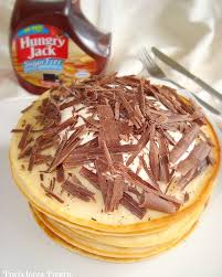 This summery dessert is ready in once the cheesecake has set, take it out of the fridge, carefully remove from the tin and transfer to a serving plate. Paris Pastry Pancake Cake