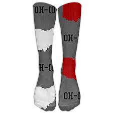 Hot Oh Io State Gray Compression Socks For Women And Men Best Medical Nursing Travel Flight So Womens Compression Socks Compression Socks Grey Long Dress