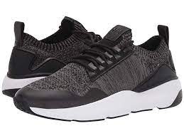 A thoughtfully crafted outsole ensures lightweight and flexible movement. Cole Haan Zerogrand All Day Trainer With Stitchlite Black Gray Pinstripe Knit Black Optic White Men S Shoes T Footwear Cole Haan Zerogrand All Black Sneakers