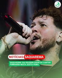 SAQUAREMA VAI RECEBER SHOW DO CANTOR FERRUGEM NESTA SEXTA-FEIRA O Parque de  Exposições de Saquarema, em Sampaio Corrêa, vai receber nesta sexta-feira,  9 de maio, o show do cantor Ferrugem, um dos