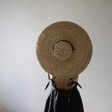 Bon Tie Back Dress Eliurpi Hat Hat Aesthetic Big Straw Hat Hats