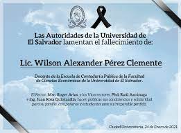 Alexander wilson (paisley, 6 de julio de 1766—filadelfia, 23 de agosto de 1813) fue un poeta, naturalista, ornitólogo e ilustrador estadounidense de origen escocés. Universidad De El Salvador Ues On Twitter Las Autoridadesues Lamentan El Fallecimiento Del Lic Wilson Alexander Perez Clemente Docente De La Facultad De Ciencias Economicas De La Universidad De El Salvador