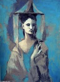 Picasso's early paintings are usually classified as his. Frau Von Mallorca Von Pablo Picasso Allpaintingsstore Com