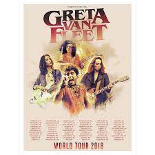 Pin By Arielle Croskey On Music Greta Van Fleet Concert Posters Greta Music Event