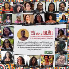 Jul 19, 2021 · 25 de julho: 25 De Julho Dia Nacional De Tereza De Benguela E Da Mulher Negra Latino Americana E Caribenha Sinteal