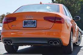 Find Of The Day 2014 Audi Exclusive Glut Orange S4 Sedan In Palo Alto Fourtitude Com Audi Custom Cars Sedan