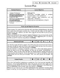 Possessives Occupations Lesson Plan Distance Learning In 2020 How To Plan Lesson Possessives