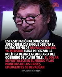 🌍📉 Temblor en los mercados y la respuesta de Argentina 🇦🇷 El «lunes  negro» sacudió las bolsas del mundo tras los aranceles de Trump a China,  México y Canadá. 📊💥 En este