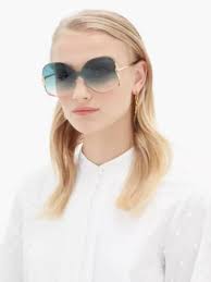 Chloé Curtis Oversized Acetate And Metal Sunglasses