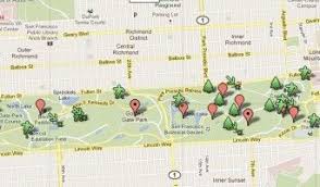 Golden gate park, san francisco, ca. Golden Gate Park Maps Golden Gate Park Map Golden Gate Park Interactive Map