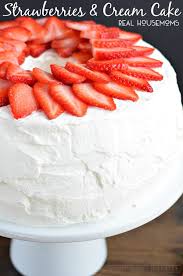 Strawberries And Cream Angel Food Cake Real Housemoms