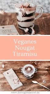 Anzeige Veganes Nougat Tiramisu Veganer Nachtisch Nachtisch Weihnachten Vegan Und Vegane Rezepte