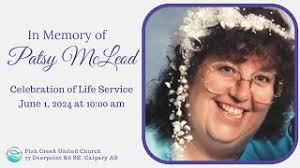 Celebration of Life Service for Patsy Melanie Sheppard McLeod