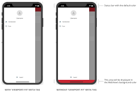 In ios, you can set the system appearance to dark or light mode, which changes the look. Further Recommendations On The Mabs 4 0 Viewport Fit Issue In Ios 12 Phones Outsystems