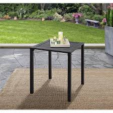 Mainstays Heritage Park 20 X 20 Side Table Walmart Com Patio Decor Outdoor Patio Side Table Outdoor Patio Decor