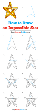 How To Draw An Impossible Star Really Easy Drawing Tutorial Drawing Tutorial Easy Drawing Tutorials For Beginners Easy Drawings
