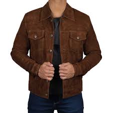 Urban outfitters is a lifestyle retailer dedicated to inspiring customers through a unique combination of product, creativity and cultural understanding. Logan Mens Brown Suede Trucker Jacket