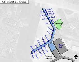 Delhi airport map | palam satellite map. New Delhi Indira Gandhi Airport Del