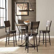 Find the perfect patio furniture & backyard decor at hayneedle, where you can buy online while you explore our room designs and curated looks for tips, ideas & inspiration to help you along the way. Jennings 36 Inch Round Counter Dining Set W Swivel Stools Hillsdale Furniture Furniture Cart