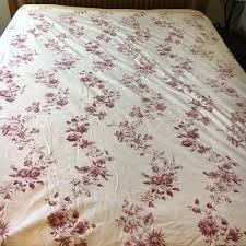Ikea Alvine Skon White Red Floral Toile F Q Duvet Cover Reversible Tie Closure Ebay Floral Toile Ikea Shopping Make Your Bed