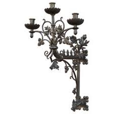 Check out our candelabra sconce selection for the very best in unique or custom, handmade pieces from our sconces shops. Candle Wall Candelabra 10 For Sale On 1stdibs