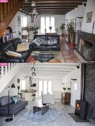 Avant Apres La Transformation D Un Salon En Piece Lumineuse Relooking Maison Deco Maison Renovation Maison